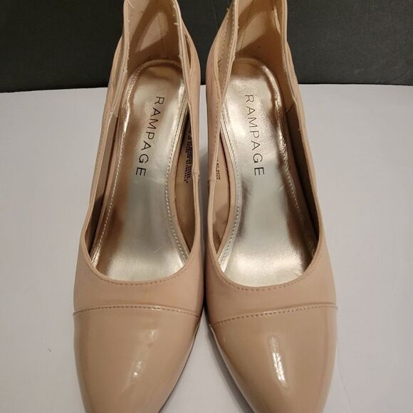 RAMPAGE  WOMEN"S LOW HEEL TAN SHOES - Picture 12 of 16